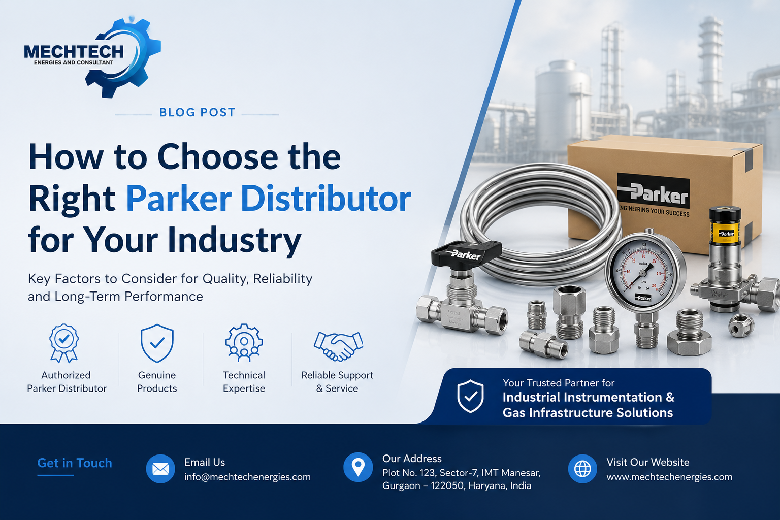 How to Choose the Right Parker Distributor for Your Industry